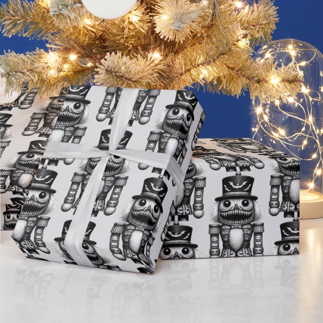 Creepy Nutcracker Wrapping Paper (Holidays)