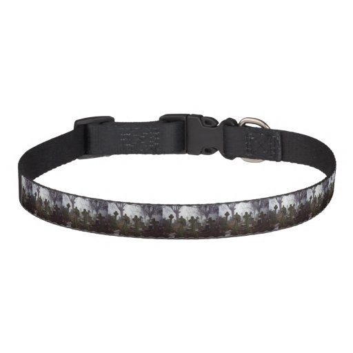 Image of creepy old graveyard Pet Collar