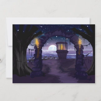 Creepy old Lighthouse Invitation