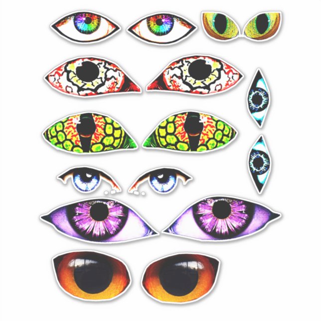 Creepy People Animal Creature Eyes (Front)