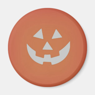 Creepy Pumpkin Halloween Pin Button Magnet