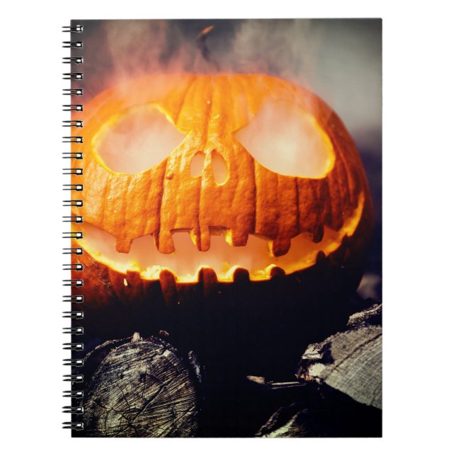 Creepy Pumpkin Notebook (Front)
