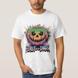 Creepy Pumpkin Pop Culture Graphic T-Shirt