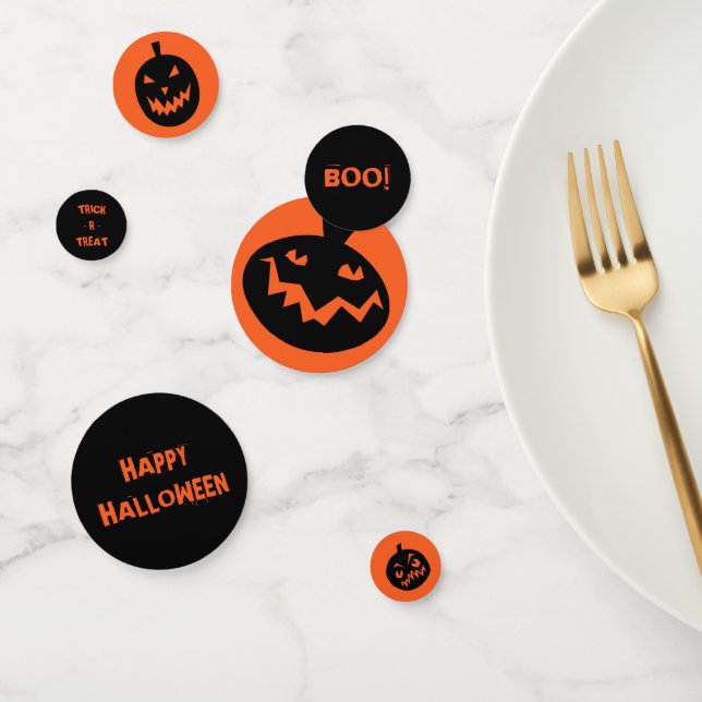 Creepy Pumpkins | Halloween Confetti (Group)