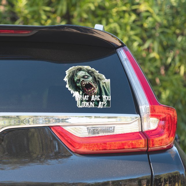 Creepy Putrid Zombie Humour (Car Side)