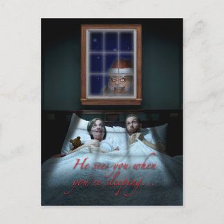 Creepy Santa Christmas Card