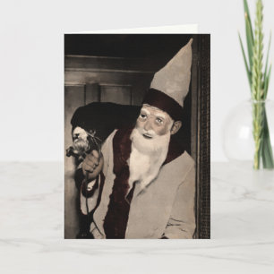 Creepy Santa Christmas Card