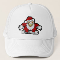 Creepy Santa Claus Screwball Graphics HOHOHO