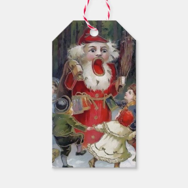 Creepy Santa Gift Tags (Front)