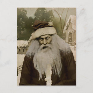 Creepy Santa Postcard