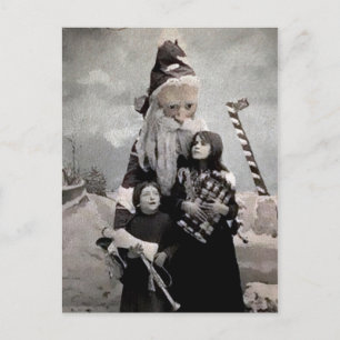 Creepy Santa Postcard