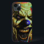 Creepy scary evil clown iPhone 13 case<br><div class="desc">Evil clown iPhone 13 case</div>