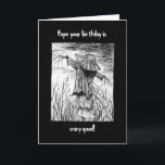 Creepy Scary Goth Horror Scarecrow Birthday Card<br><div class="desc">From silly jokes to serious romantic statements, MiKa Art Zazzle shop has something for everyone. Canadiana, Japanese gifts, jewelry, cases for electronic devices, fun buttons, mug cups, ornaments, cards and posters….. Please take some time and look around. You may even find something you didn’t know you wanted! I’m curious about...</div>