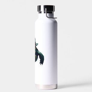 Creepy Scary Halloween Turtle T-Shirt Water Bottle