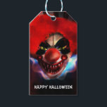 Creepy Scary Killer Clown Halloween Party Favour Gift Tags<br><div class="desc">Customise however you want.</div>