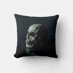 Creepy Scary Skull Cushion