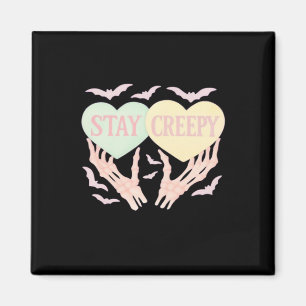 Creepy – Skeleton Hand Holding Hearts Sweet And Sp Magnet