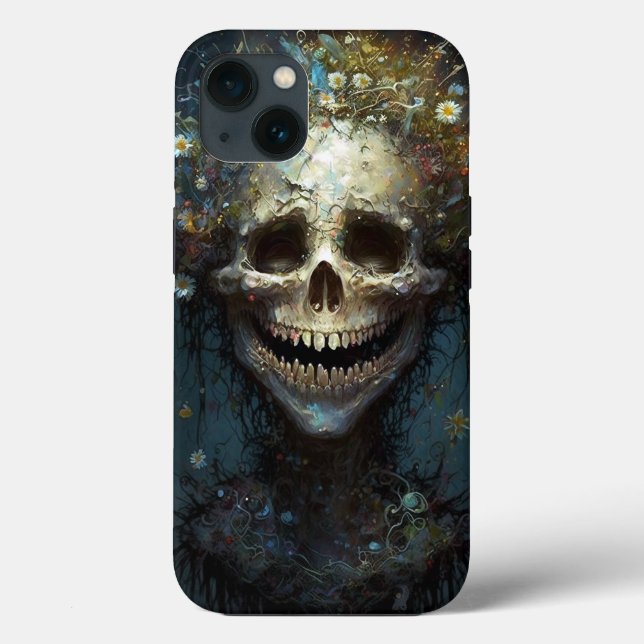 Creepy Skull Gothic Dark Fantasy Art Case-Mate iPh Case-Mate iPhone Case (Back)