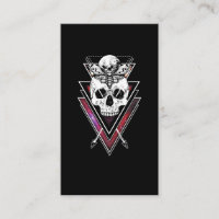 Creepy Skull Moon Moth Pastel Goth