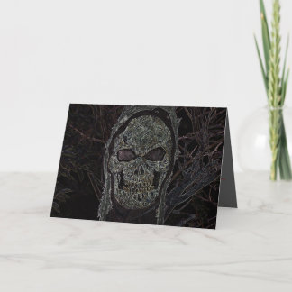 Creepy Skull Party Invitation