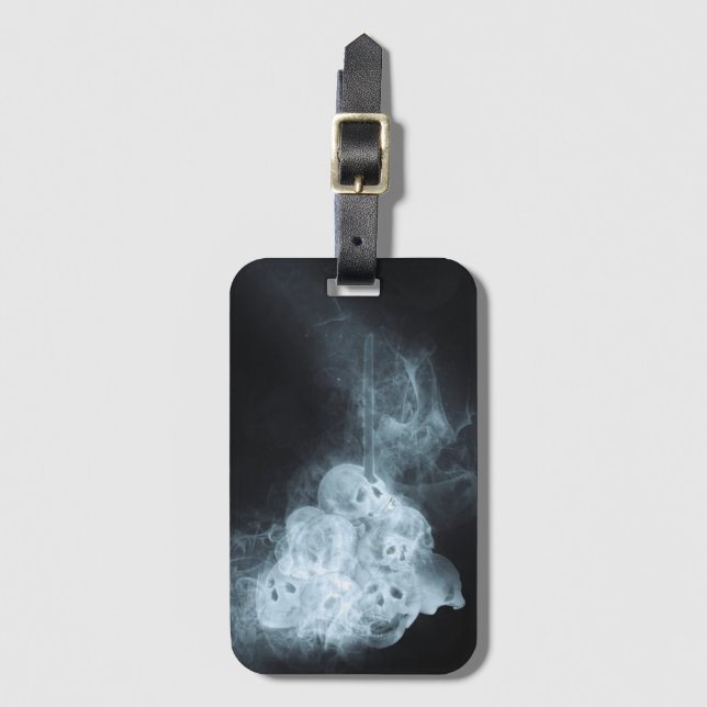 Creepy Skulls Luggage Tag (Front Vertical)