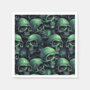 Creepy Skulls  Napkin