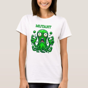 Creepy Slime Zombie Alien – Neon Green Monster T-Shirt