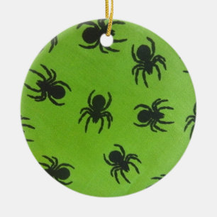 Creepy Spiders Ceramic Tree Decoration