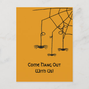 Creepy Spiders Postcard