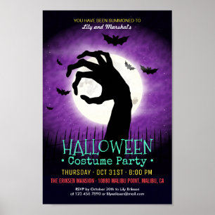 Creepy Spooky Halloween Costume Party   Poster