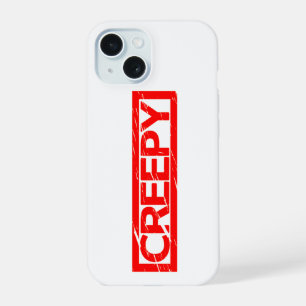 Creepy Stamp iPhone 15 Case
