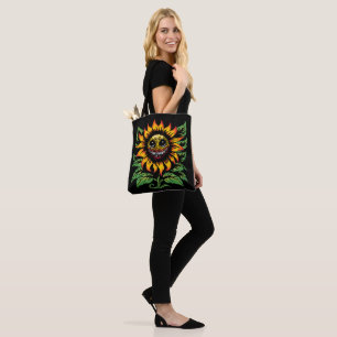 Creepy Sunflower Tote Bag