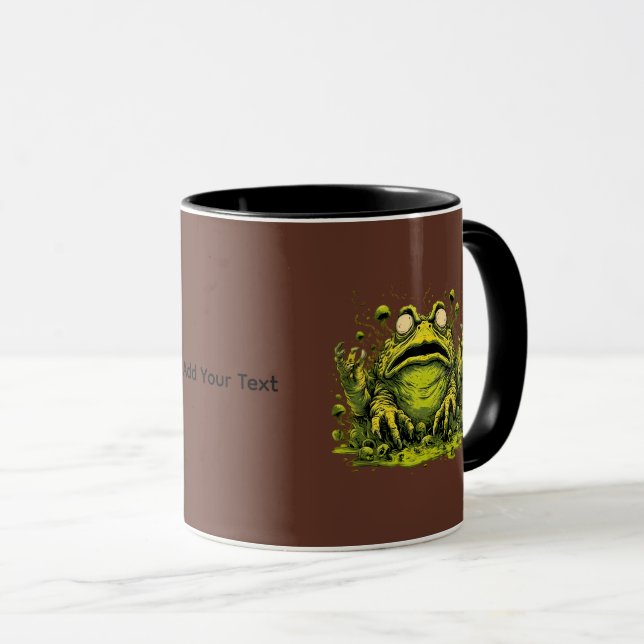 Creepy Toxic Mutant Frog Mug (Front Right)