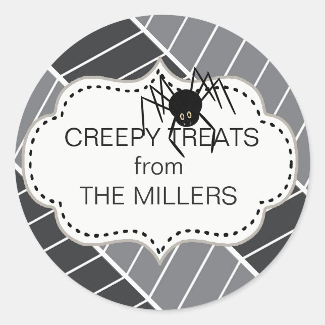 Creepy Treats ID219 Classic Round Sticker (Front)