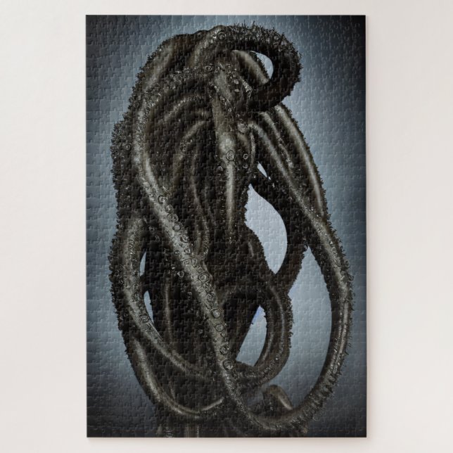 Creepy Unknown Octopus Tentacle Creature Jigsaw Puzzle (Vertical)