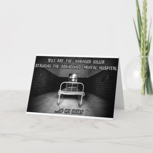 Creepy Valentine Holiday Card (Front)