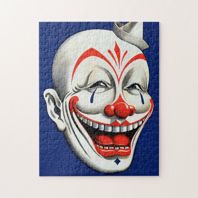 Creepy Vintage Clown 10 Puzzle (Vertical)