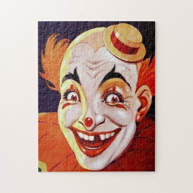 Creepy Vintage Clown 13 Puzzle (Vertical)