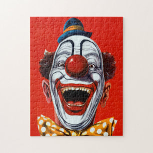 Creepy Vintage Clown 2 Puzzle