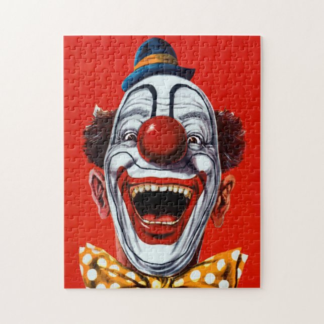 Creepy Vintage Clown 2 Puzzle (Vertical)