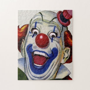 Creepy Vintage Clown 5 Puzzle