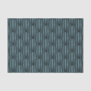 Creepy Vintage Gothic Black & Blue Striped Pattern Tissue Paper