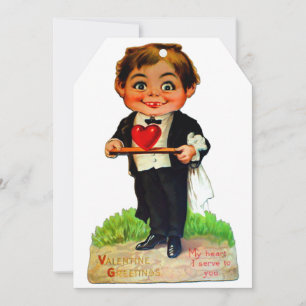 Creepy Vintage Valentine’s Day Holiday Card
