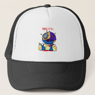 Creepy Voodoo Toy - THINKING OF YOU Trucker Hat