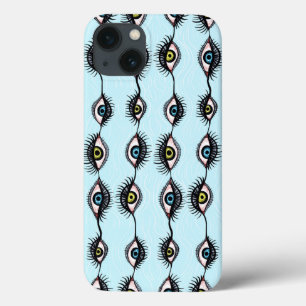 Creepy Weird Eye Garlands Surreal Art Case-Mate iP iPhone 13 Case