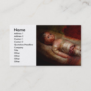 Creepy - Weird - No one ever suspected Business Card