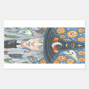 CREEPY WITCH, EVIL EYE, SKULL, VAMPIRE  STICKERS