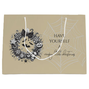 Creepy Wreath Large Gift Bag