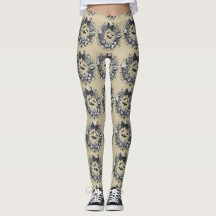 Creepy Wreath Leggings
