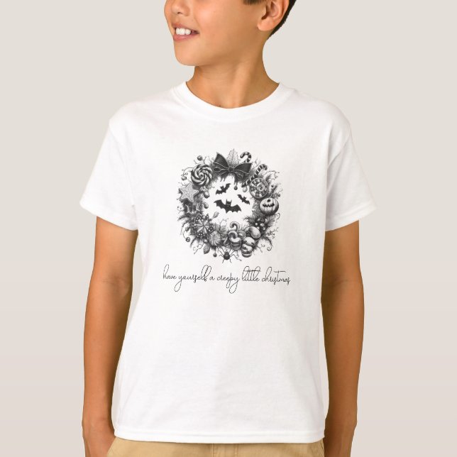 Creepy Wreath T-Shirt (Front)